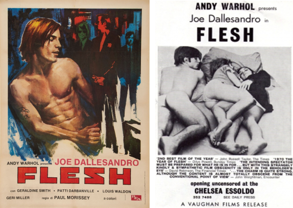 carteles de cine Flesh